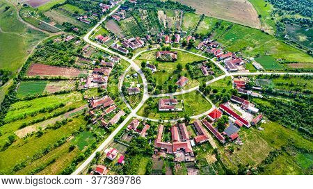 Charlottenburg, Romania - Round Village Banat Region Western Transylvania Built By Germans