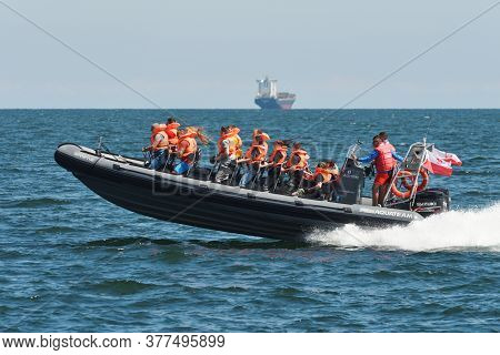 Sopot, July 14: Tourists Enjoying A High Speed Sight Seeing Tour On July 14, 2020 At Sopot, Poland. 