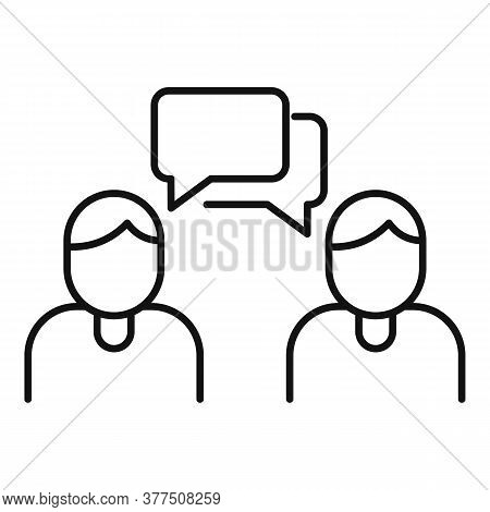 Storyteller Group Icon. Outline Storyteller Group Vector Icon For Web Design Isolated On White Backg