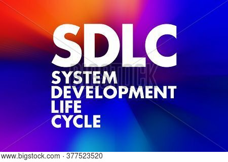 Sdlc - System Development Life Cycle Acronym, Business Concept Background