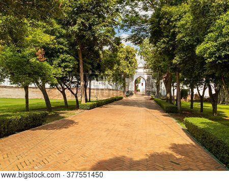 National Museum King Narai Lop Buri Thailand-17 July 2020:is A Museum Located Inside The Ancient Pal