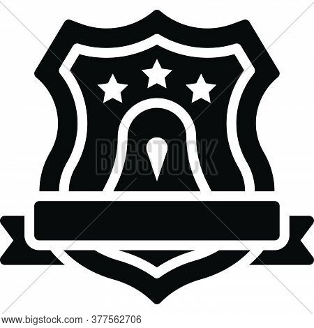 Award Sheild With Eagle Symbol Vector, United State Independence Day Related Icon