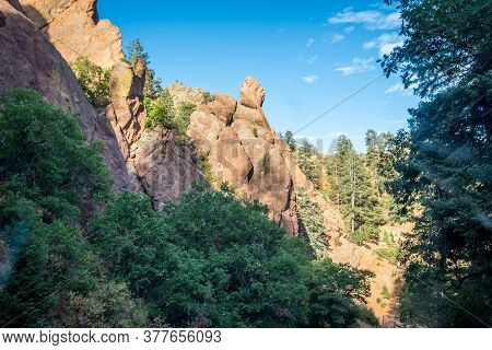 Rocky Landscape Scenery Of Colorado Springs, Colorado