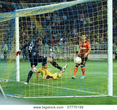Metalist Charkiw gegen Shakhtar Donetsk FuÃŸballspiel
