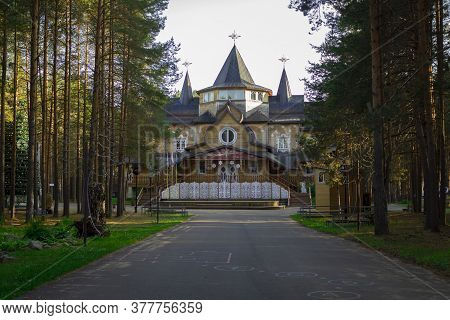 Veliky Ustyug, Russia-july 2020: The Residence Of Santa Claus In Veliky Ustyug In Summer.