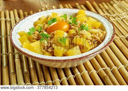 Farro Salad With Butternut Andl Yellow Tomato