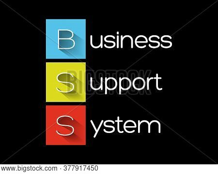 Bss - Business Support System Acronym, Business Concept Background