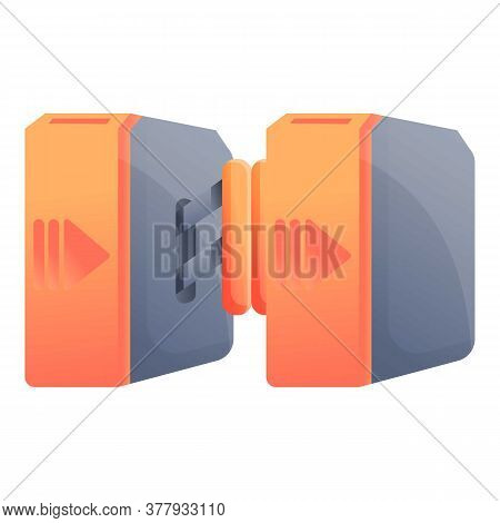 Turnstile Icon. Cartoon Of Turnstile Vector Icon For Web Design Isolated On White Background