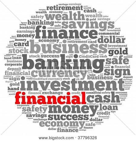info-text graphics and arrangement concept on white background (word cloud)