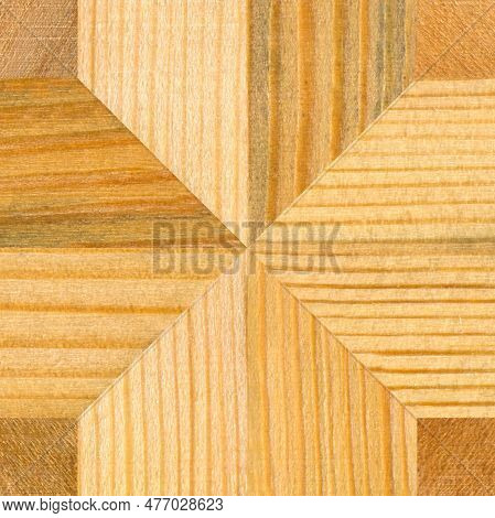 Wooden Marquetry, Patterns Created From The Combination Of Different Pine Woods, Wooden Floor, Parqu