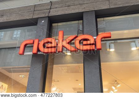 Bordeaux , Aquitaine  France - 06 01 2023 : Rieker Logo And Sign Brand Text Front Door Entrance Shop