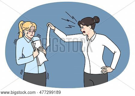 Furious Businesswoman Vector & Photo (Free Trial) | Bigstock