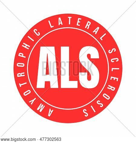 Als Amyotrophic Lateral Sclerosis Disease Symbol Icon