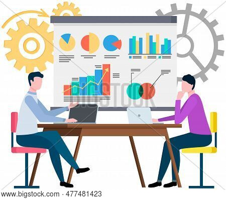 Business Strategy Planning, Project Management. Tasks Planing Concept. Business Working Process, Tim