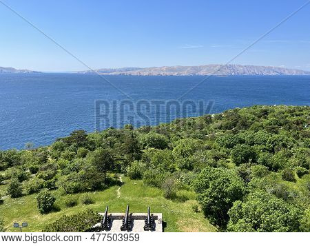 View Of The Park From The Nehaj Tower Or The Park At The Foot Of The Senj Fortress - Croatia (pogled