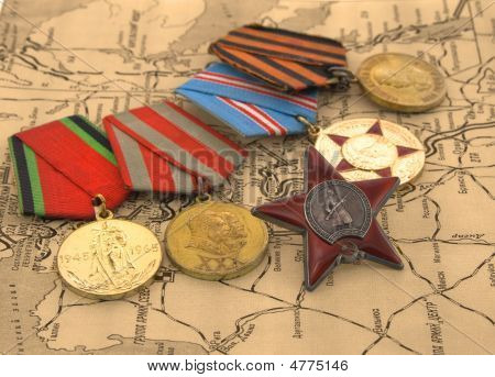 Medallas en el mapa