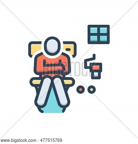 Color Illustration Icon For Pissing Pass-water Toilet Washroom Public-toilet Urinal Urinary-bladder 