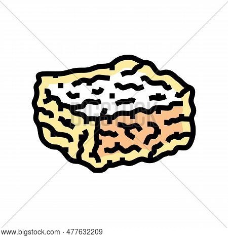 Rice Crispy Treats Food Snack Color Icon Vector. Rice Crispy Treats Food Snack Sign. Isolated Symbol