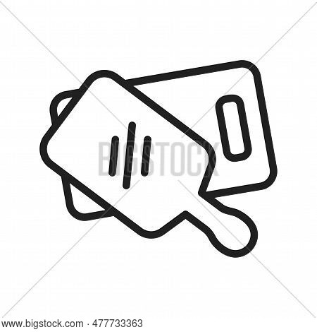 Chopping Board Icon Image. Suitable For Mobile Application.