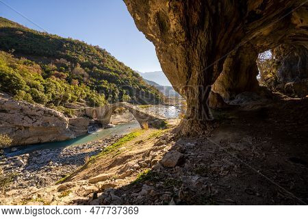 Stream Of Hot Sulfuric Water In The Thermal Baths Of Permet Albania