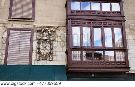 Cervera De Pisuerga (spain), June 13, 2023. Typical House. This Is A Small Town In The Province Of P