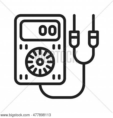 Nanometer Icon Image. Suitable For Mobile Application.