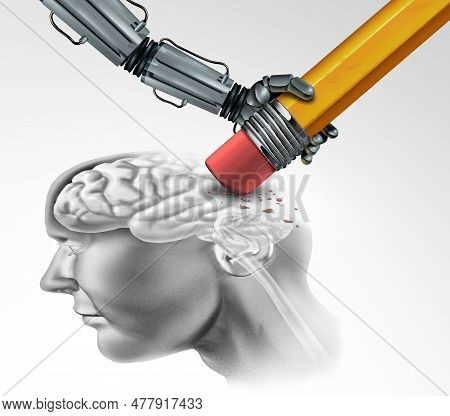 Artificial Intelligence Human Risk And Impact Of Ai On Humanity Or The Changes Caused By Ai-powered 