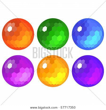 The Set of faceted spheres