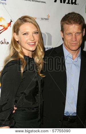 Anna Torv and Mark Valley  at the Australians In Film 2009 Breakthrough Awards. Hollywood Roosevelt Hotel, Hollywood, CA. 05-08-09