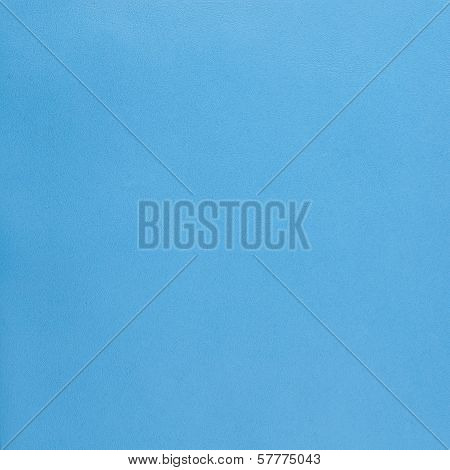 Blue leather