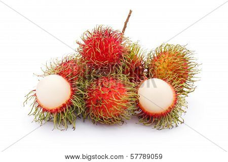 Fresh rambutan fruit
