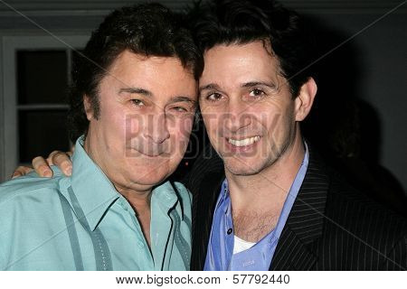 Leo Rossi and Ronnie Marmo at a party hosted by Theatre 68 to Announce the John Patrick Shanley Festival. Private Residence, Beverly Hills, CA. 02-23-09