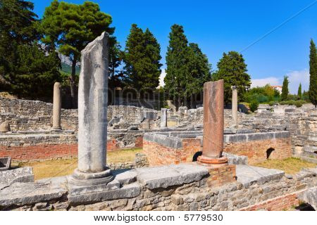 Gamle ruinerne i Salona, Kroatien
