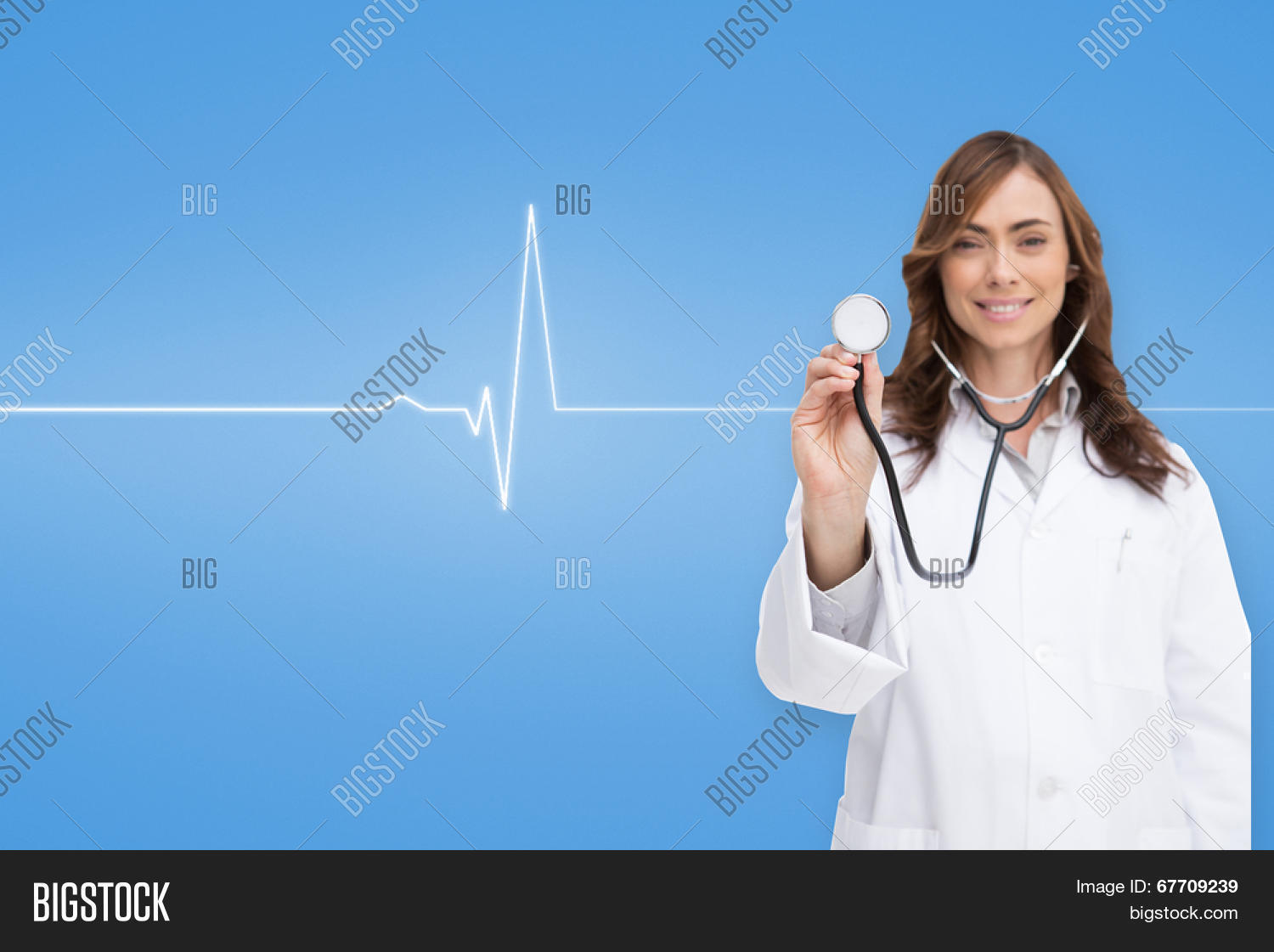 Happy Doctor Using Image & Photo (Free Trial) | Bigstock