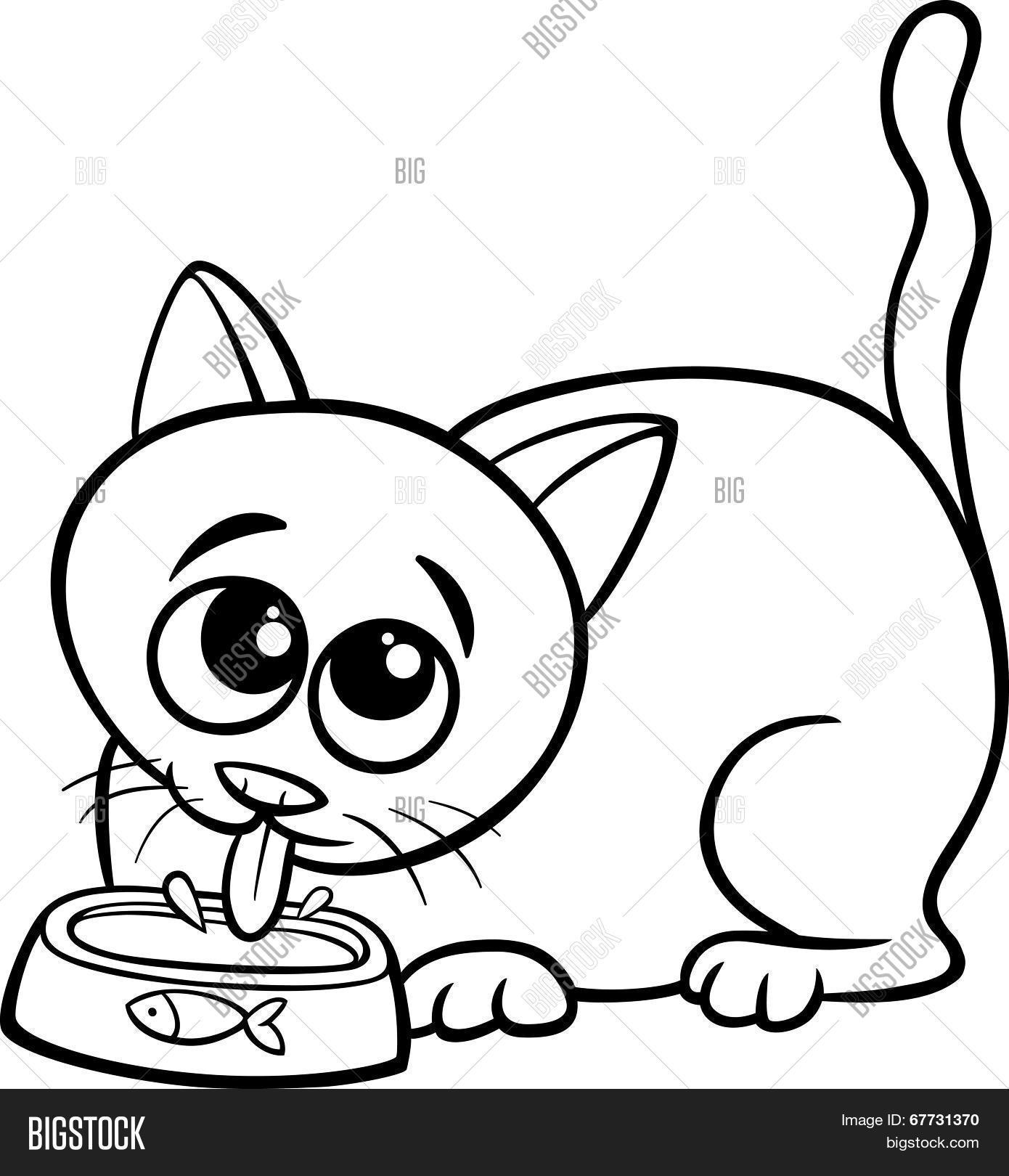 Cat Drinking Milk Vector Photo Free Trial Bigstock cat-drinking-milk-vector-photo-free-trial-bigstock