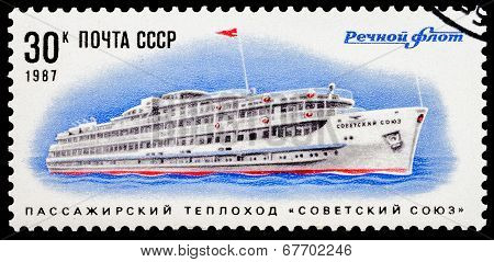 Post Stamp From Soviet Union