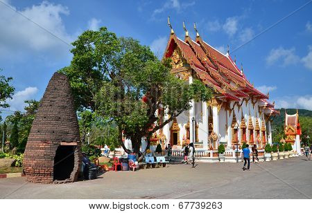 Phuket, Thailand - April 15, 2014 : Wat Chaitharam Or Wat Charong In Phuket City