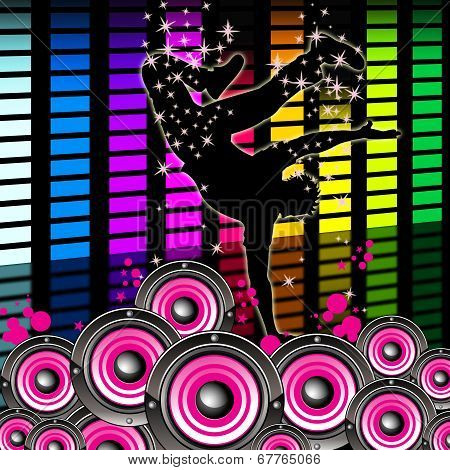Break Dancing Indicates Hip Hop And Break-dance