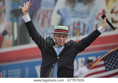 MC Charles Shea on stage