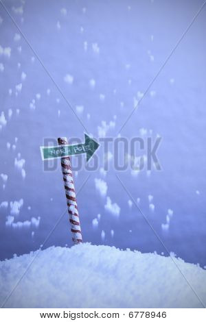 Nordpolen tegn