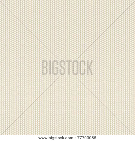 Beige Knitted Pattern