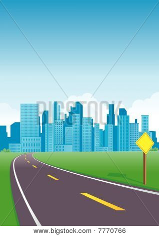 Estrada para a cidade