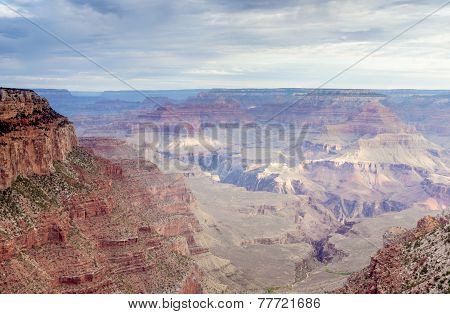 Very Early Morning Sunrise Hour At Incredible Grand Canyon