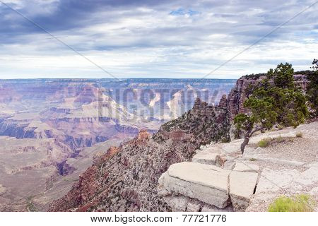 Morning Sunrise Hour At Incredible Grand Canyon