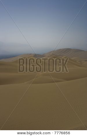 Dunas de areia no Peru