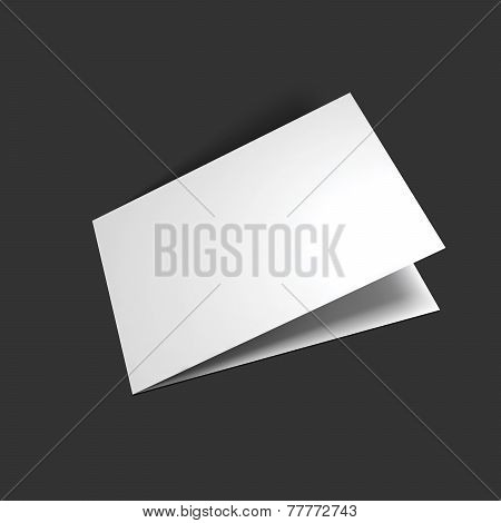 Magazine, booklet, postcard, flyer, business card or brochure mockup template.