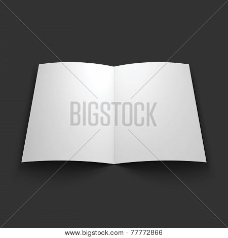 Magazine, booklet, postcard or brochure mockup template.