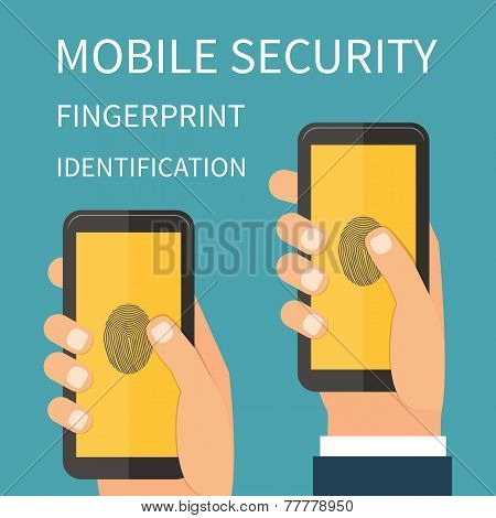 Mobile Internet Secutiry, fingerprint identification