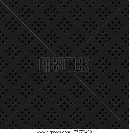 Black Background With Perforated Pattern