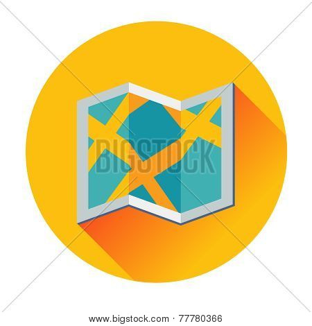 travel map icon